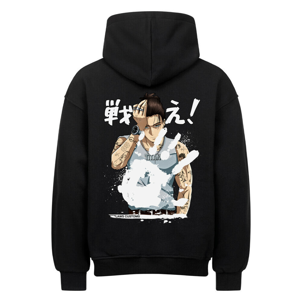 "Tatakae" Oversized Hoodie